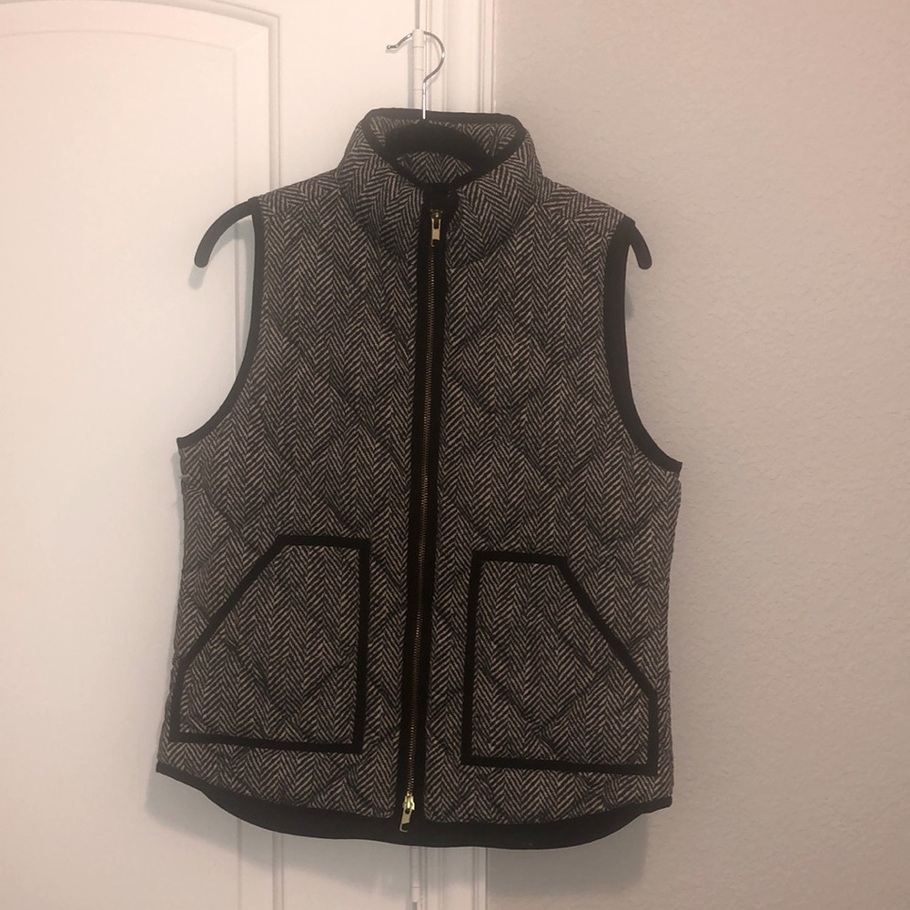 Jcrew herringbone vest